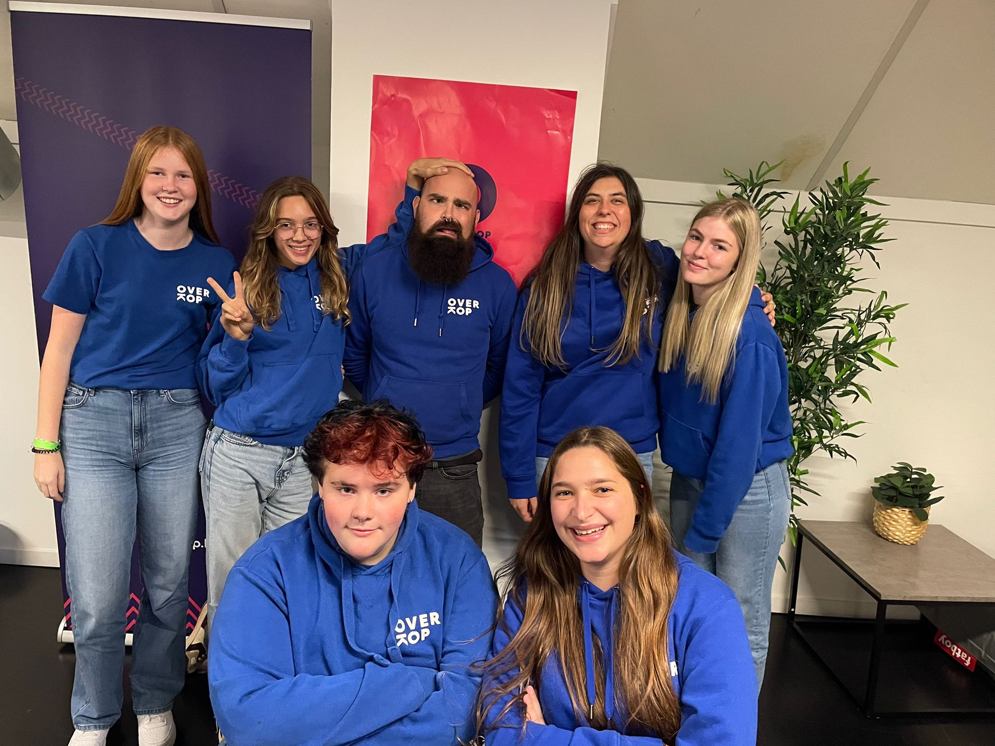 onze groep om jou te verwelkomen