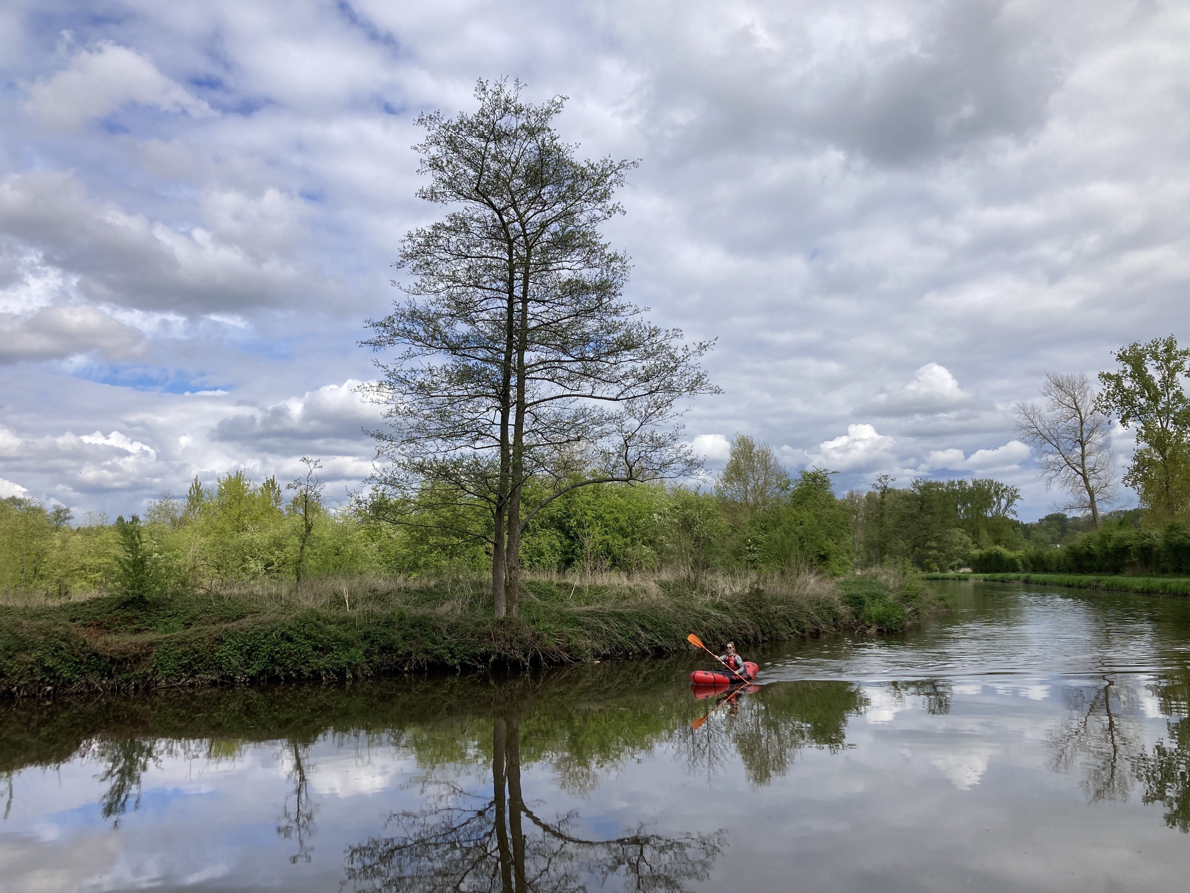 Packraften op de Dender