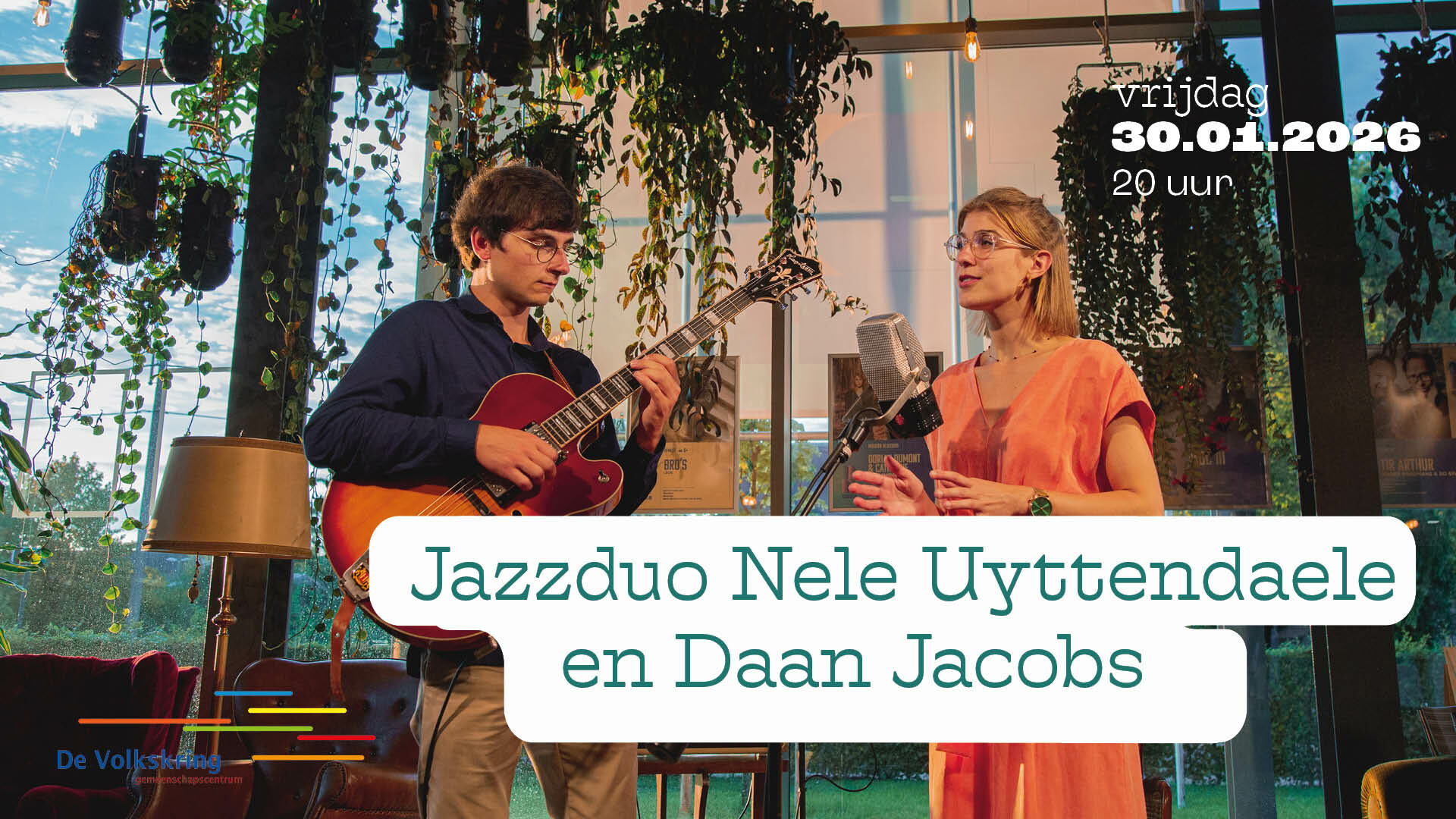 Afbeelding voor evenement Jazz met Nele en Daan