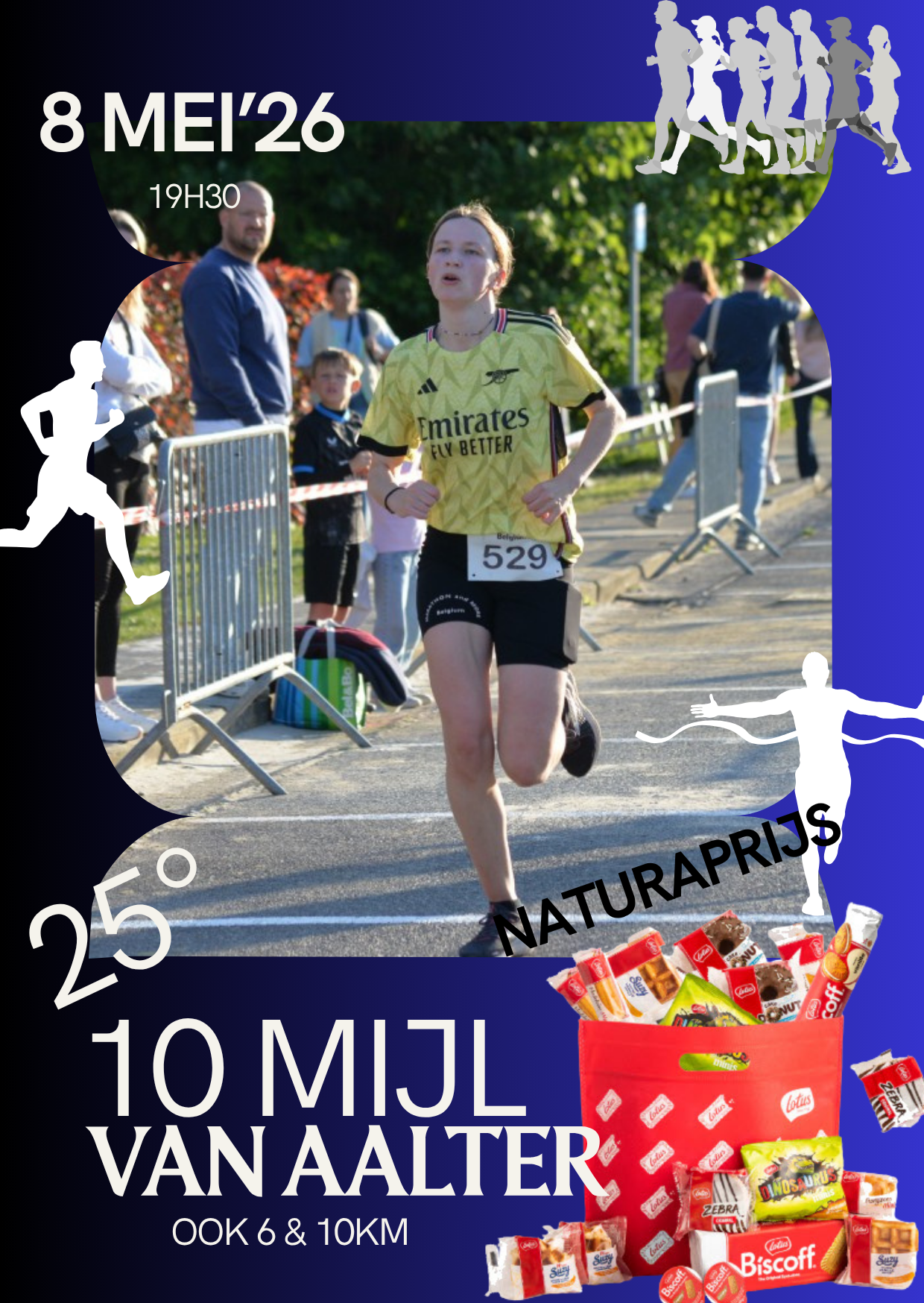 Flyer 10 mijl Aalter