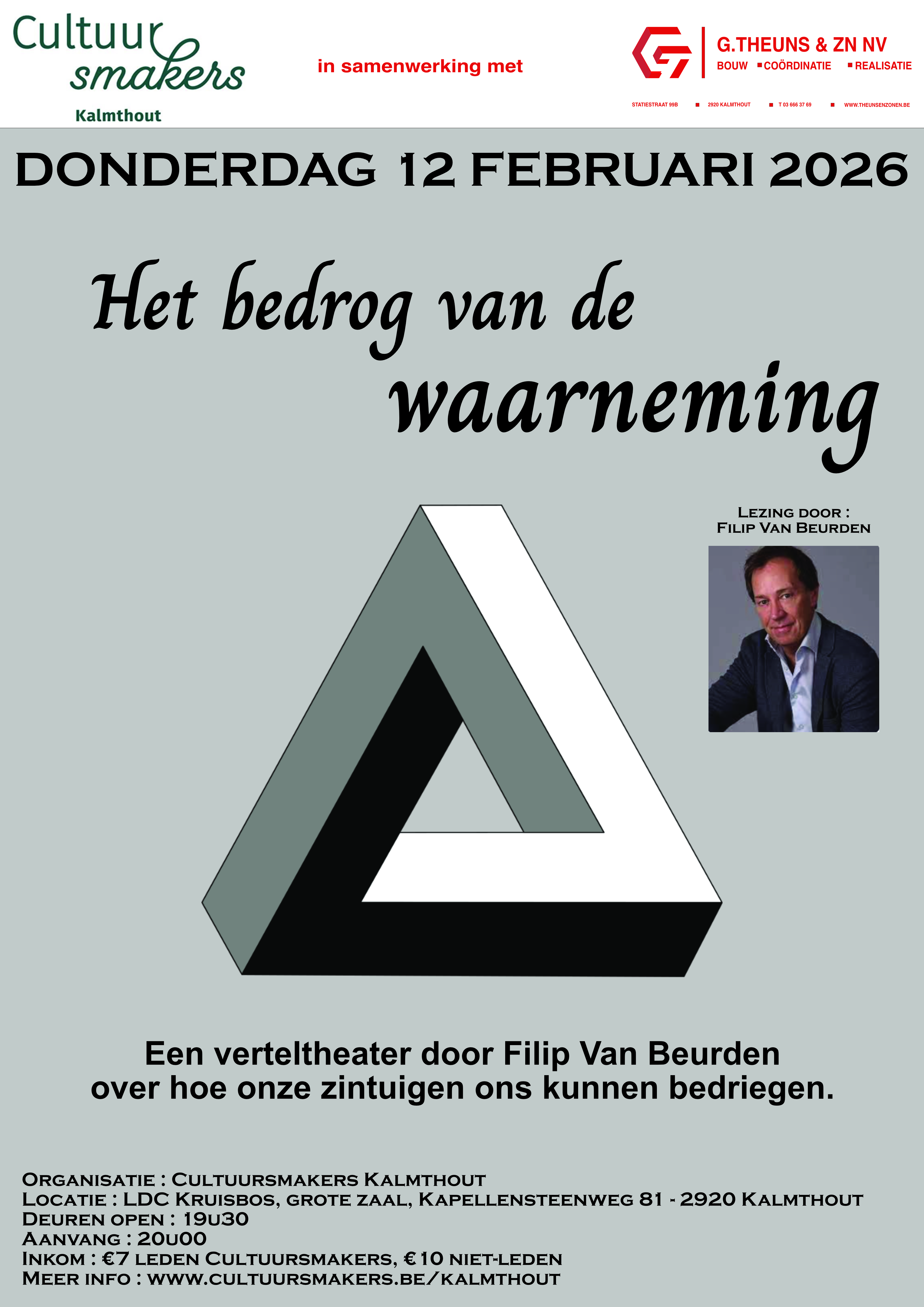 Filip Van Beurden neemt het publiek mee in de magie van de goochelaar en het kritische denken. 