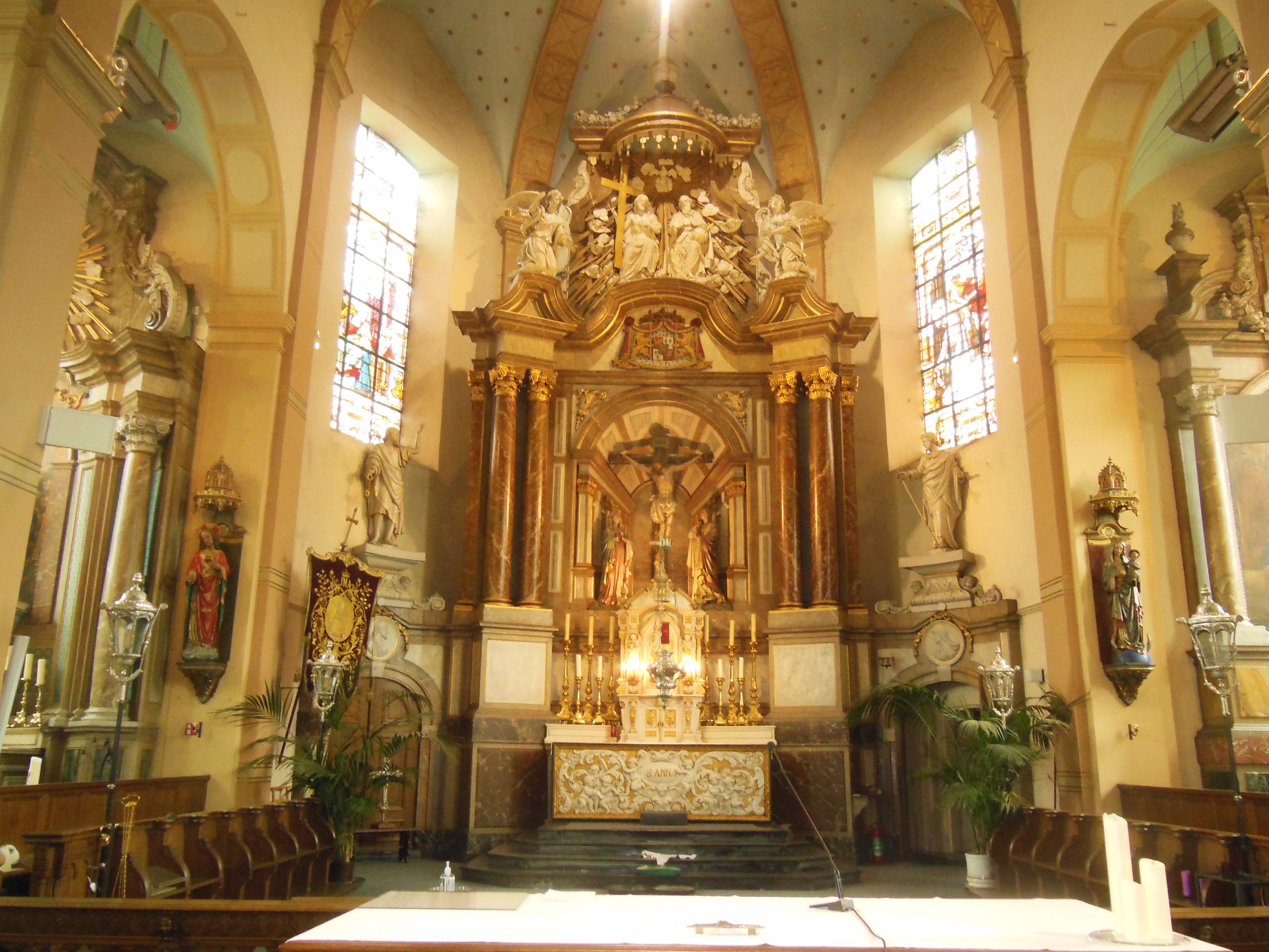 Tentoonstelling kunst en kerkschatten St.Annakerk,openstellingvan de crypte