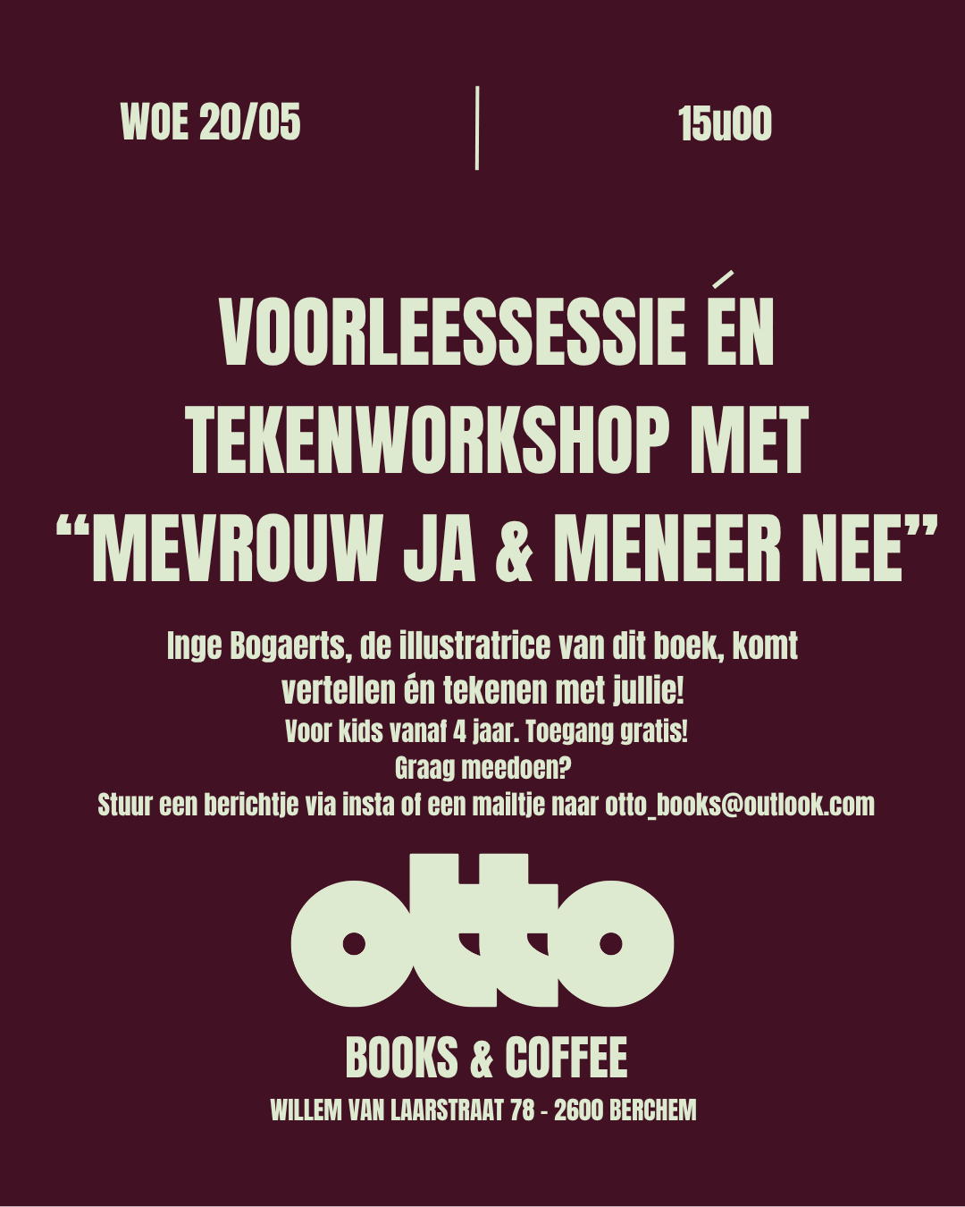 Voorleessessie én tekenworkshop