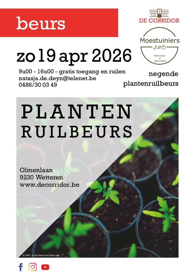 Negende plantenruilbeurs Wetteren