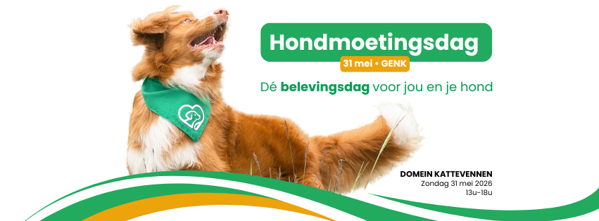 Hondmoetingsdag Genk 31 mei 2026 