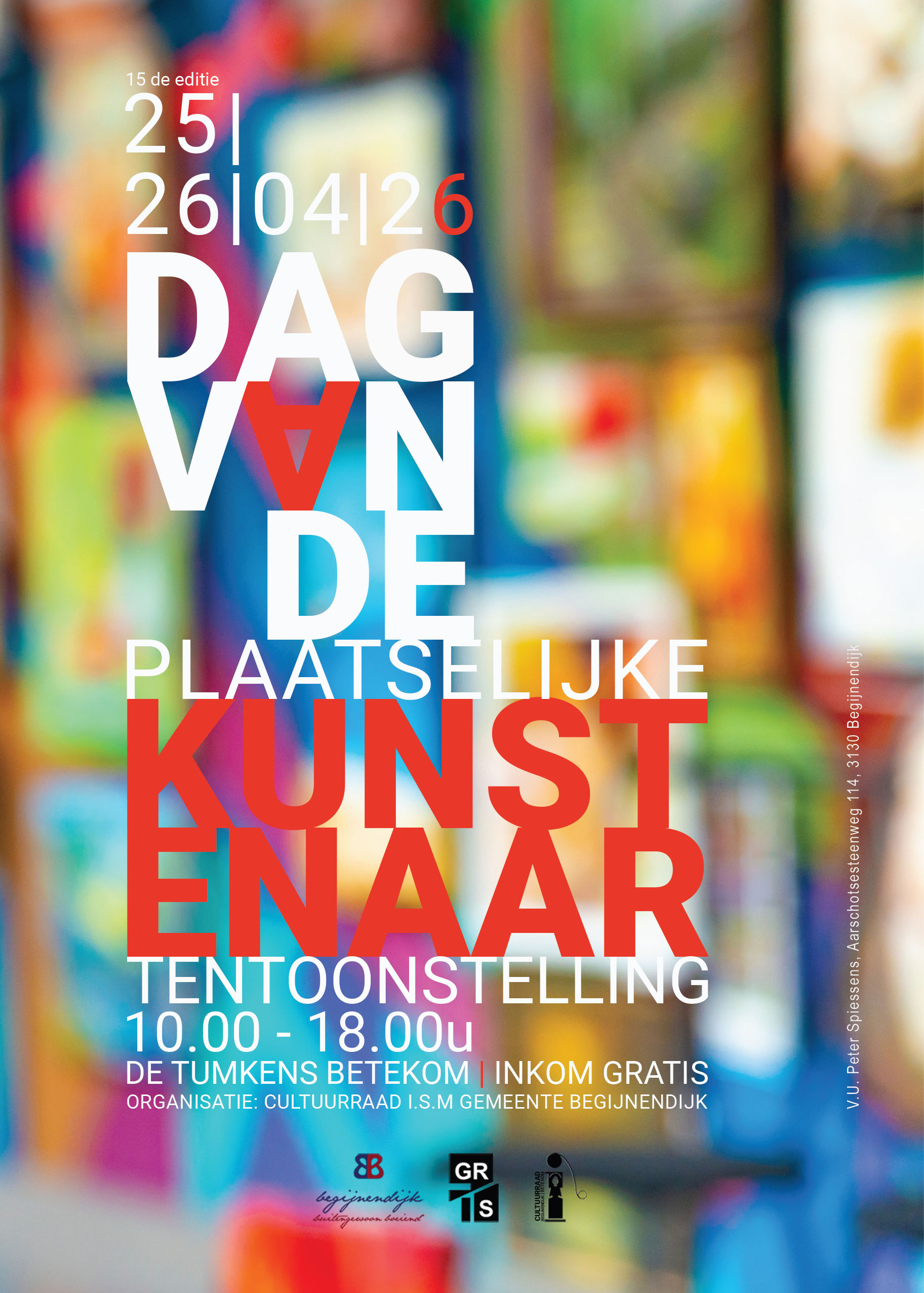 Flyer Dag van de Kunstenaar