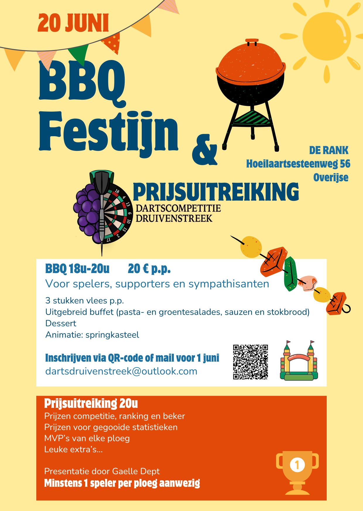 BBQ en prijsuitreiking