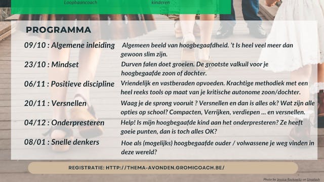 Themareeks voor ouders van hoogbegaafde kinderen