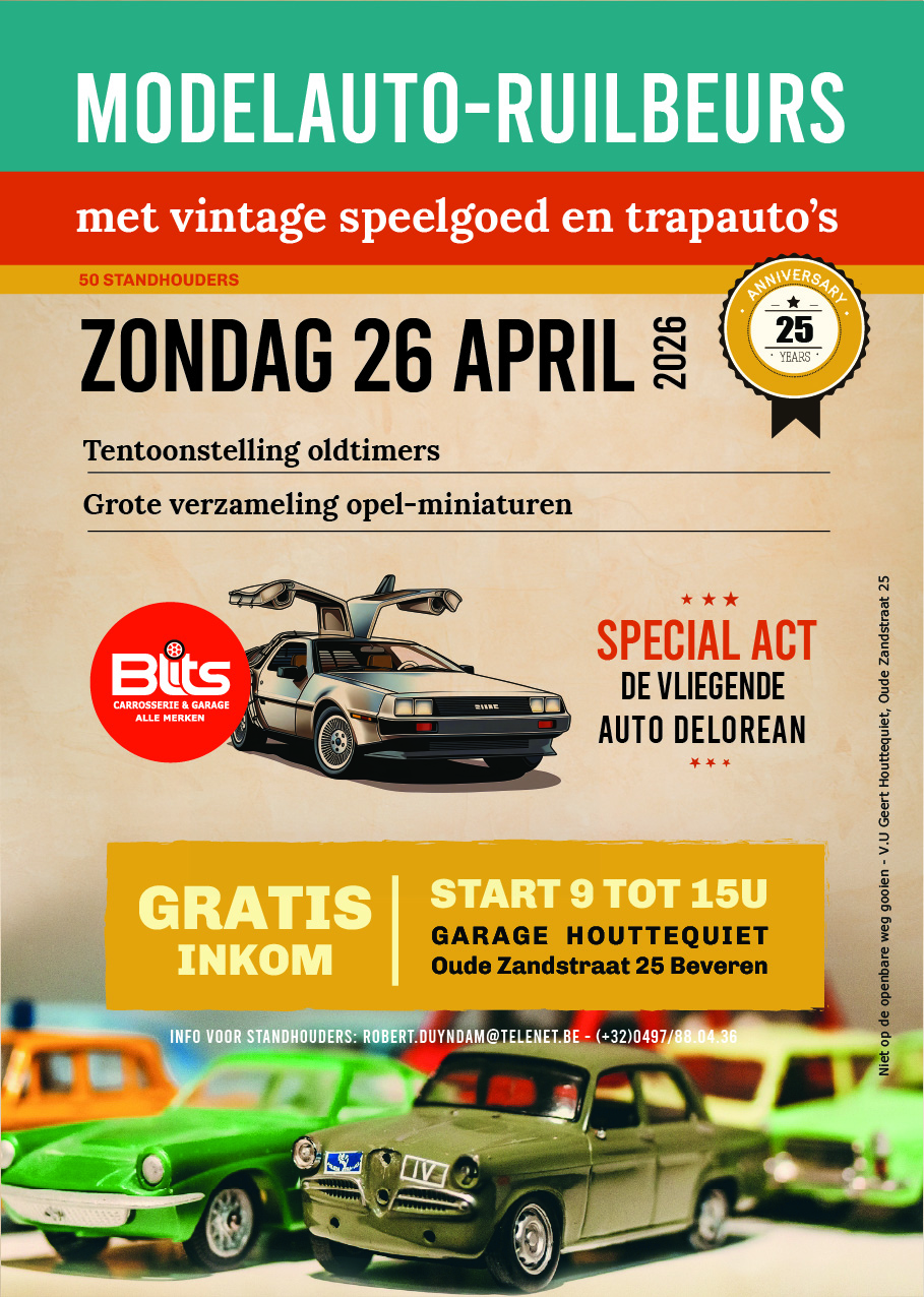 modelauto trapauto vintage speelgoed beurs