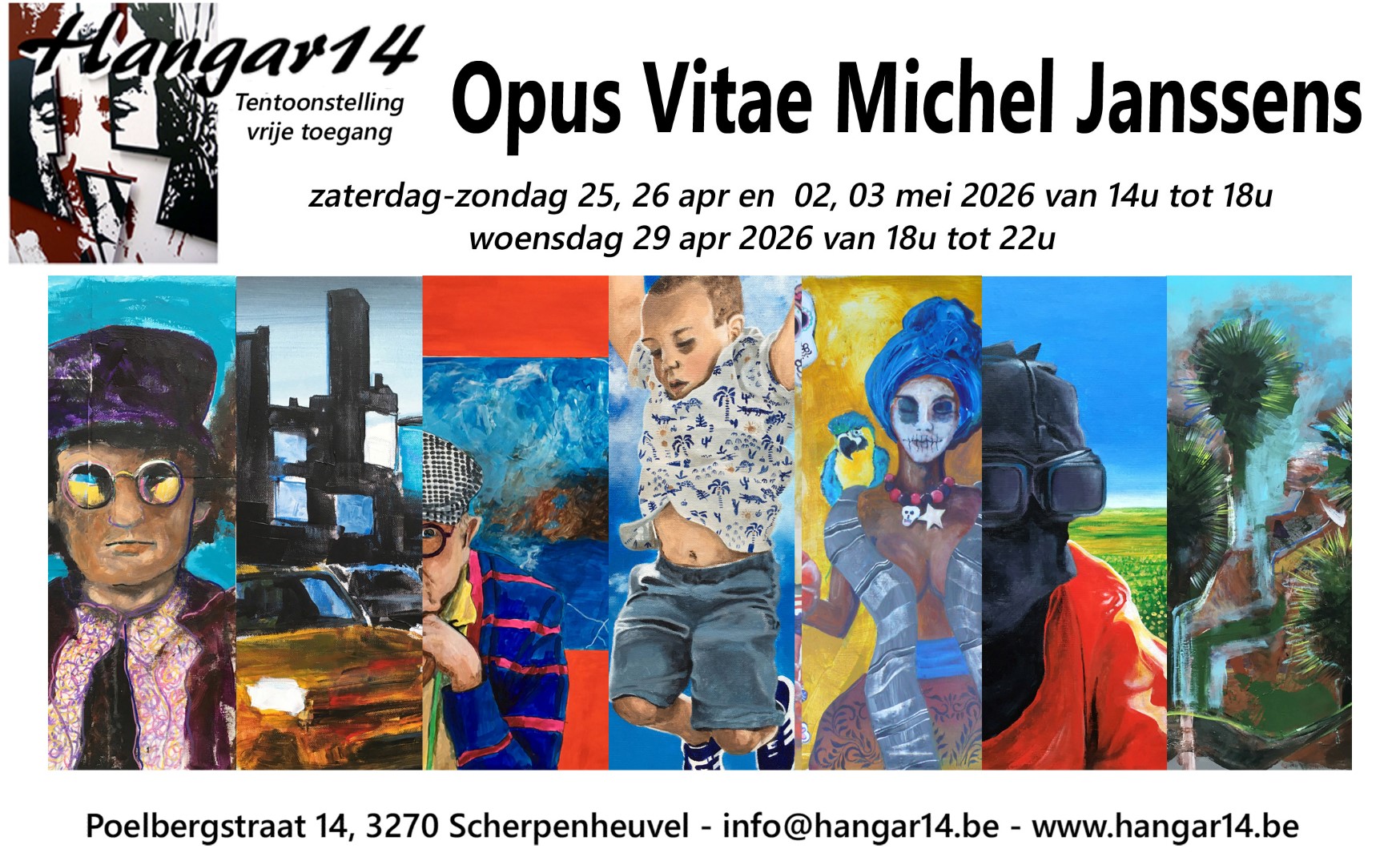 Affiche opus vitae Michel Janssens