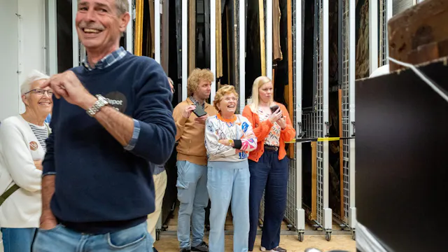 Rondleiding in de depot rato